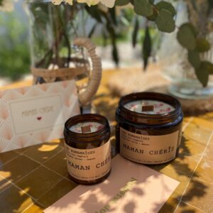 Bougie Maman chérie - Cerise & amande