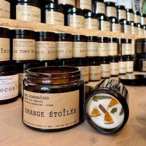 Bougie de Noël - Orange étoilée – Cranberries & Orange