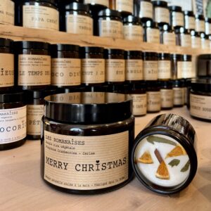 Bougie de Noël - Merry Christmas – Cerise & Cranberries