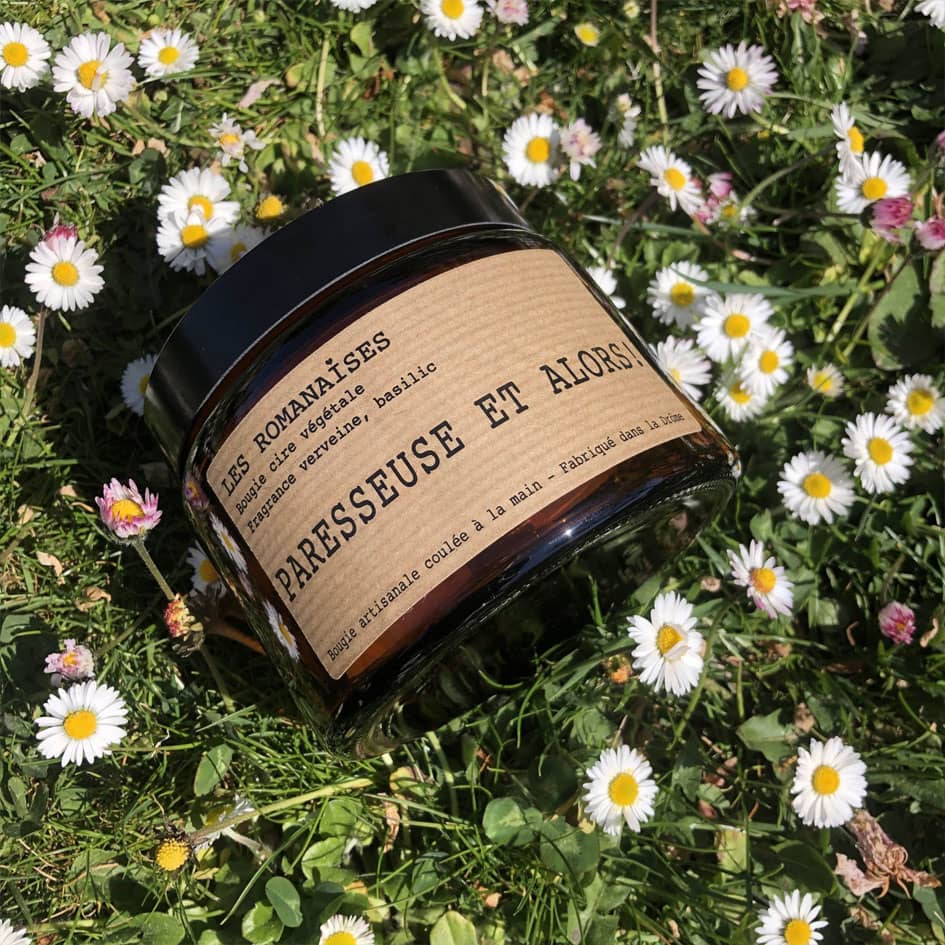 Bougie Paresseuse et alors - Verveine & basilic