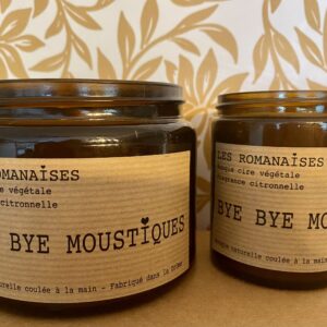 Bougie Bye bye moustiques - Citronnelle