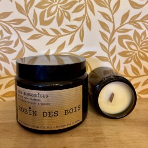Bougie Robin des bois - vétiver & boisée