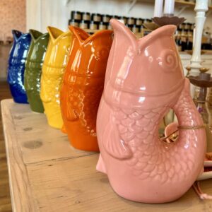 Vase & Pichet POISSON - Différents coloris