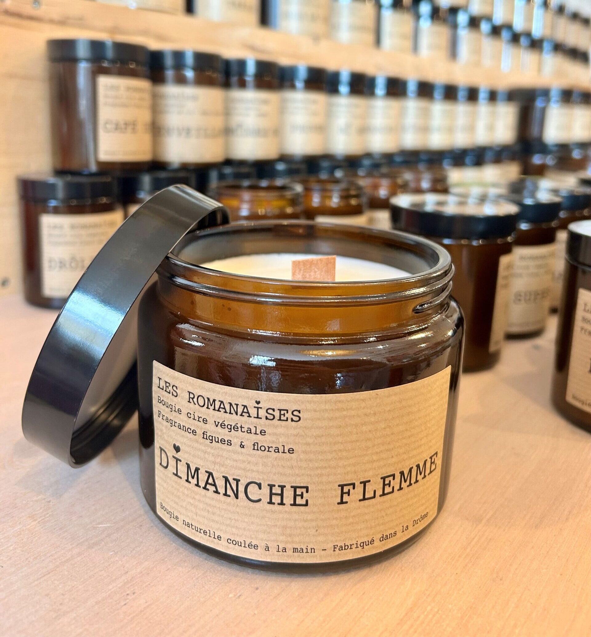 Bougie Dimanche flemme - Figue florale