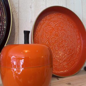 Seau à Glaçons Pomme Apple Ice Bucket - Bazar de luxe - Orange