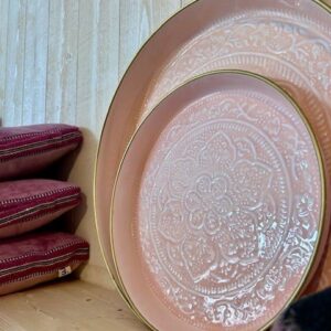 Plateau Berbère Rose pâle - Plusieurs tailles