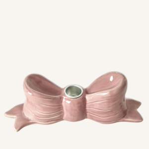 Bougeoir céramique nœud