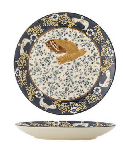 Assiette Oiseau Bleu Ø 16 – Image 2