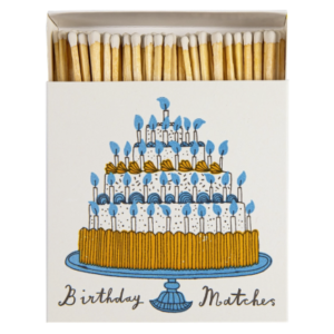 Boîte d'allumettes "Gâteau d'anniversaire"