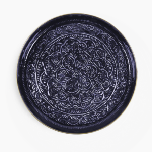 Plateau Berbère Bleu Navy - Plusieurs tailles