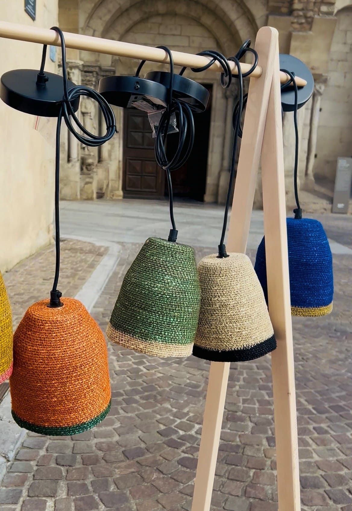 Suspension bohème en fibre naturelle - Plusieurs coloris – Image 2