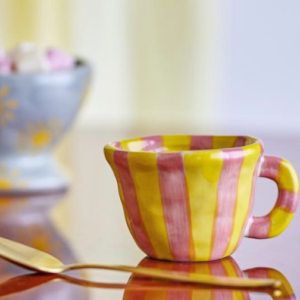Nini Tasse Multicolore Rose et Jaune Grès