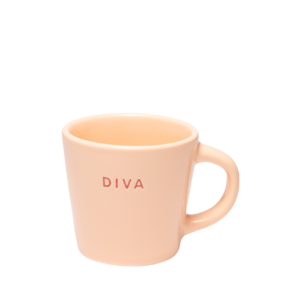 Tasse à expresso en céramique beige DIVA
