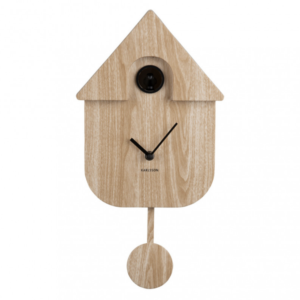Karlsson — Horloge à pendule Coucou Bois clair