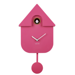 Karlsson — Horloge à pendule Coucou Rose Vif