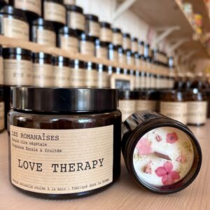 Bougie Love therapy - Florale & fruitée