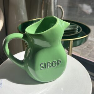 Pichet en céramique "Sirop" vert