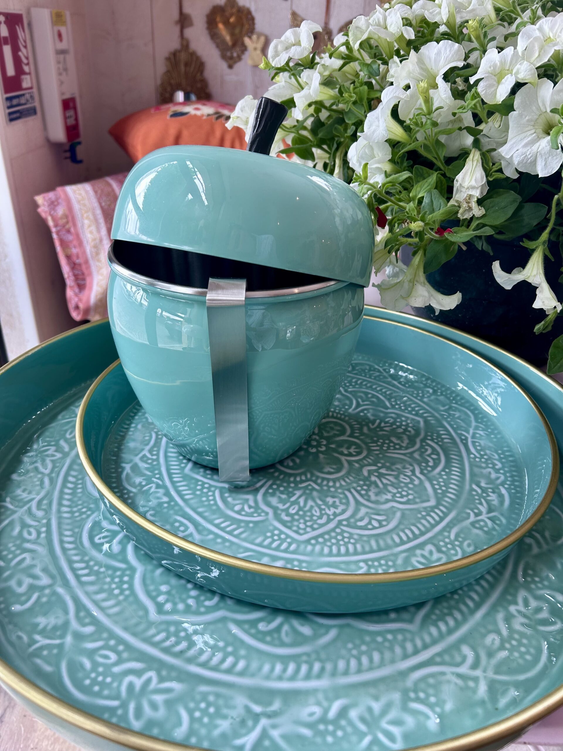 Plateau Berbère Bleu turquoise - Plusieurs tailles – Image 4