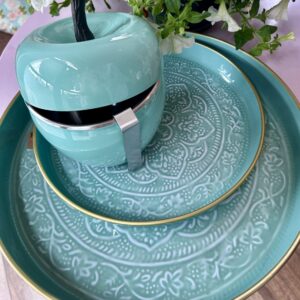 Plateau Berbère Bleu turquoise - Plusieurs tailles