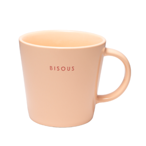 Mug en céramique pêche BISOUS