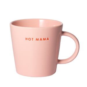 Mug en céramique rose HOT MAMA