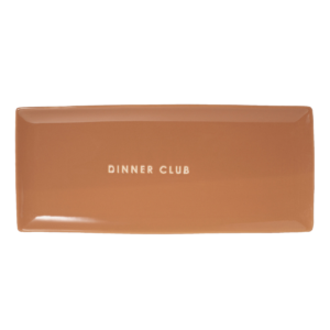 Plat en céramique marron DINNER CLUB