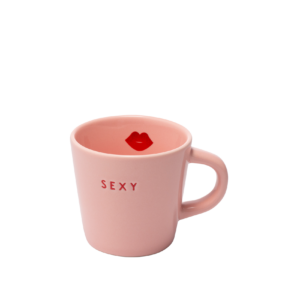 Tasse à expresso en céramique rose SEXY