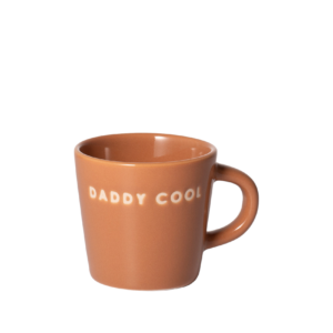 Tasse à expresso en céramique marron DADDY COOL