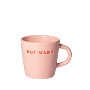 Tasse à expresso en céramique rose HOT MAMA