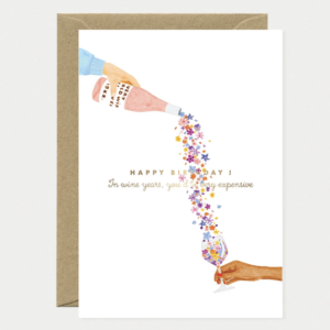 Wine Birthday - Carte de voeux