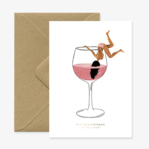 Just one drink Birthday - Carte de voeux