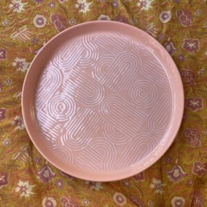 Plateau Molitor Rose- Plusieurs tailles
