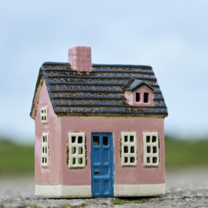 Photophore Maison My Home Town bleu – IB Laursen