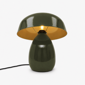Lampe Champignon H29,5 cm olive – Bazar de Luxe