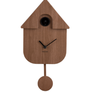 Karlsson - Horloge à pendule Coucou Dark Wood / Noyer