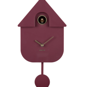 Karlsson — Horloge à pendule Coucou Dark mauve