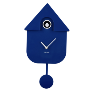 Karlsson — Horloge à pendule Coucou Cobalt Blue