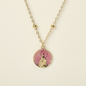 Collier Liam rose foncé – By Garance