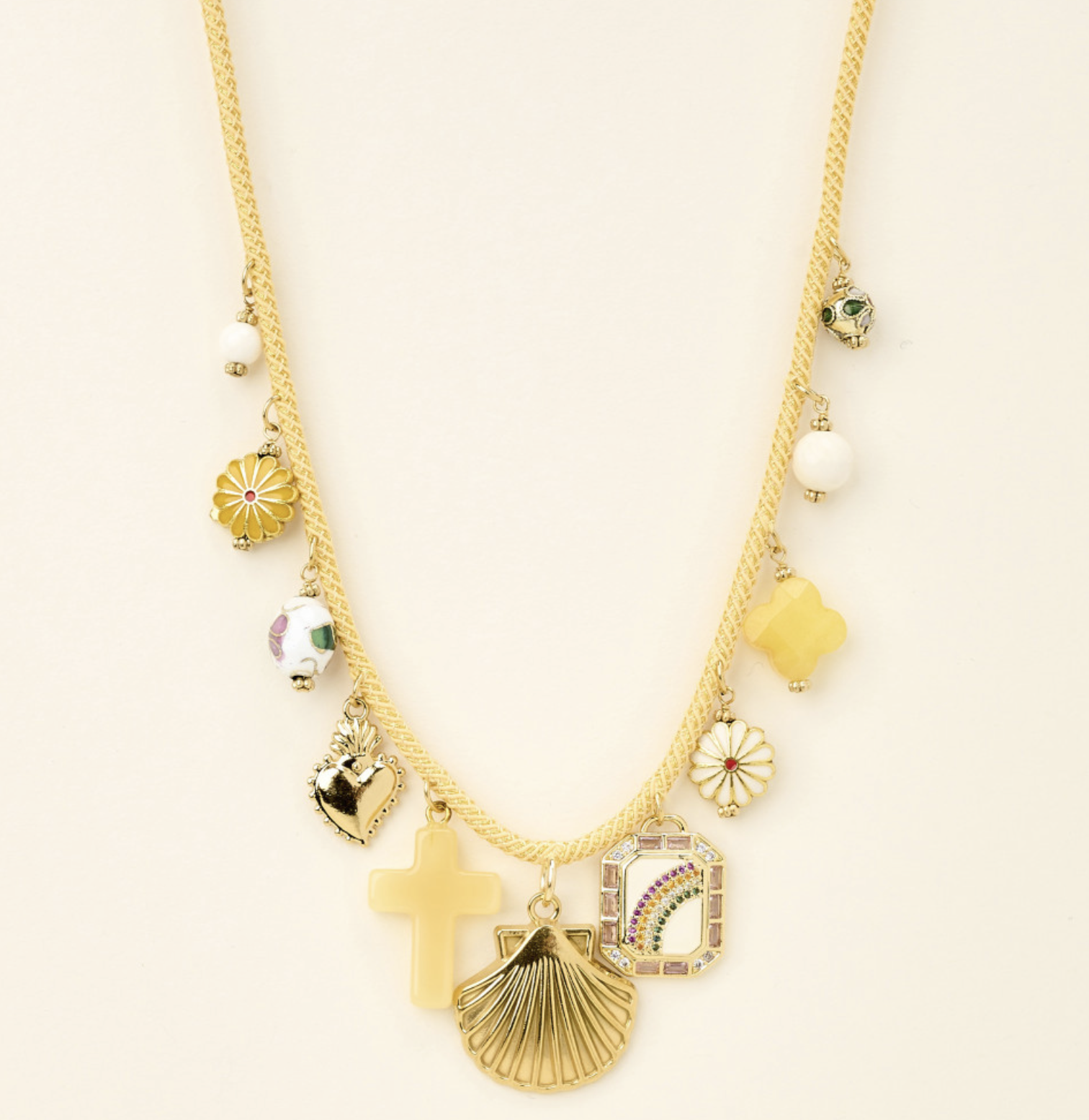Collier Jona jaune – By Garance