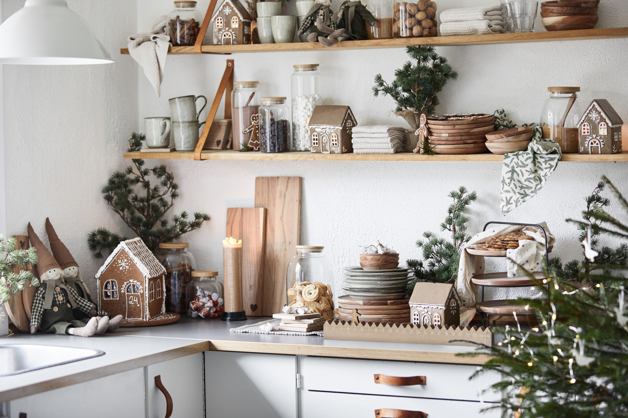 Maison photophore de Noël Pain d'épices Flocon – Ib Laursen – Image 3