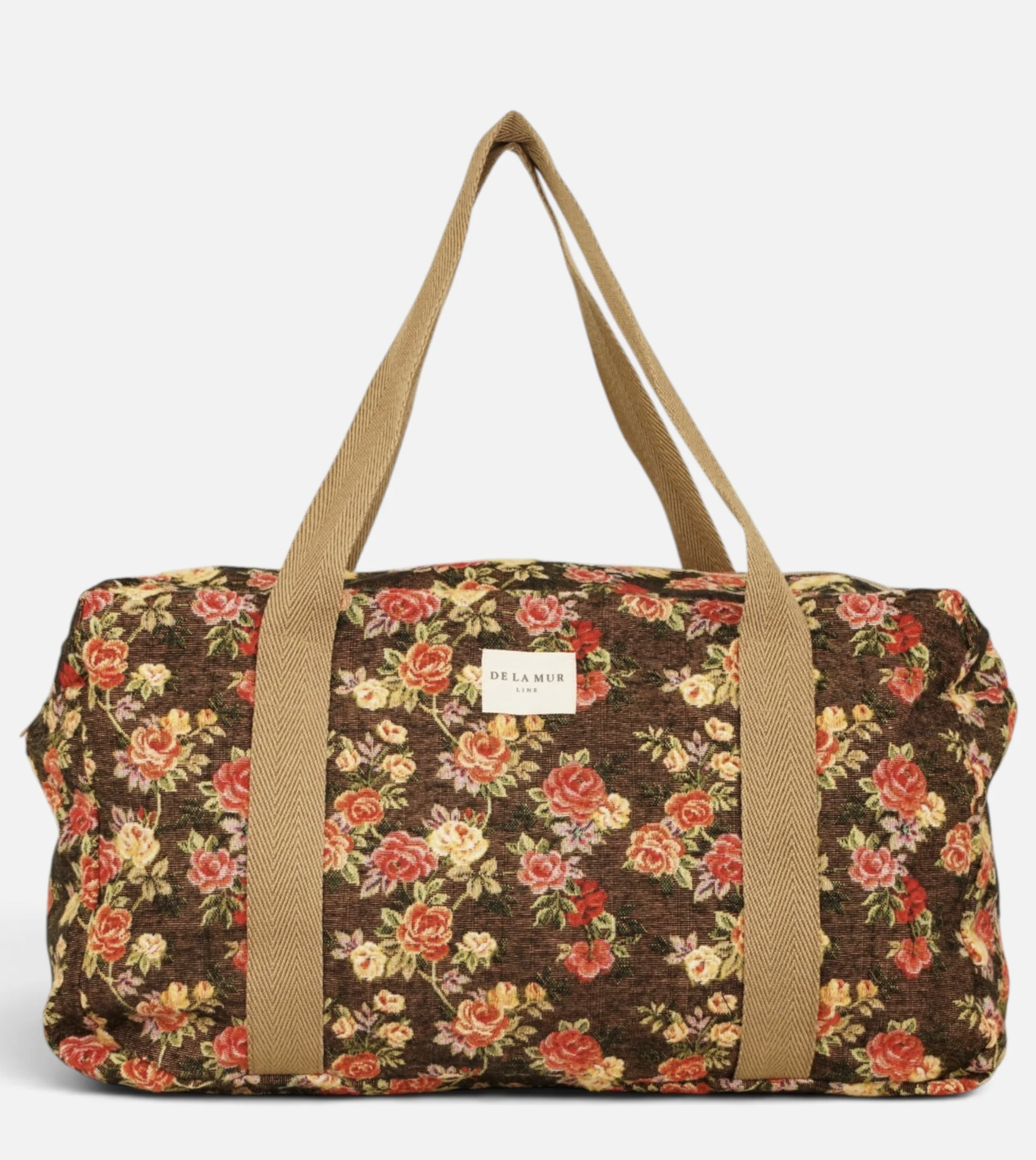 Sac de sport fleuri Pepi en jacquard – De La Mur