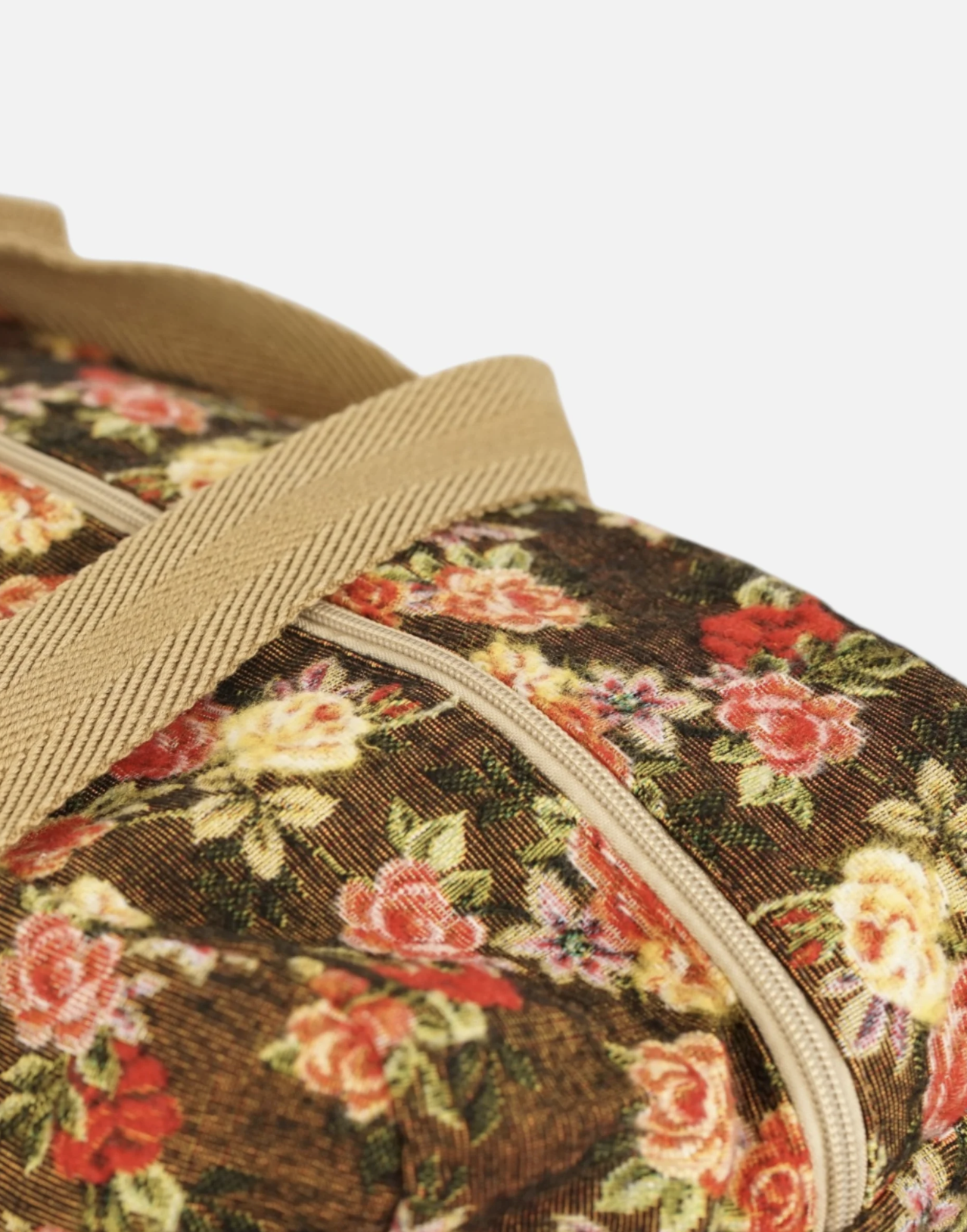 Sac de sport fleuri Pepi en jacquard – De La Mur – Image 5