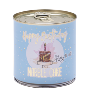 Gâteau d’anniversaire en boîte marbré – Wondercandle