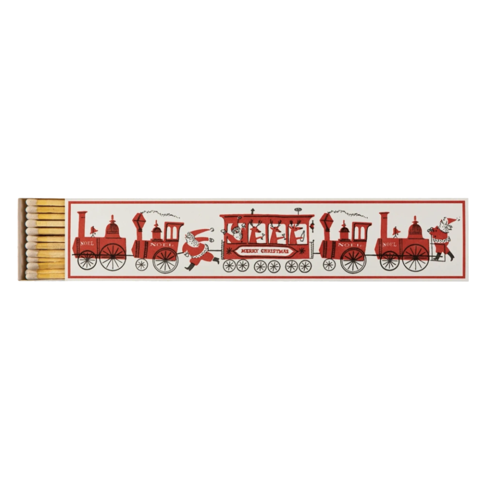 Grandes allumettes de Noël Santa Trains – Archivist Gallery