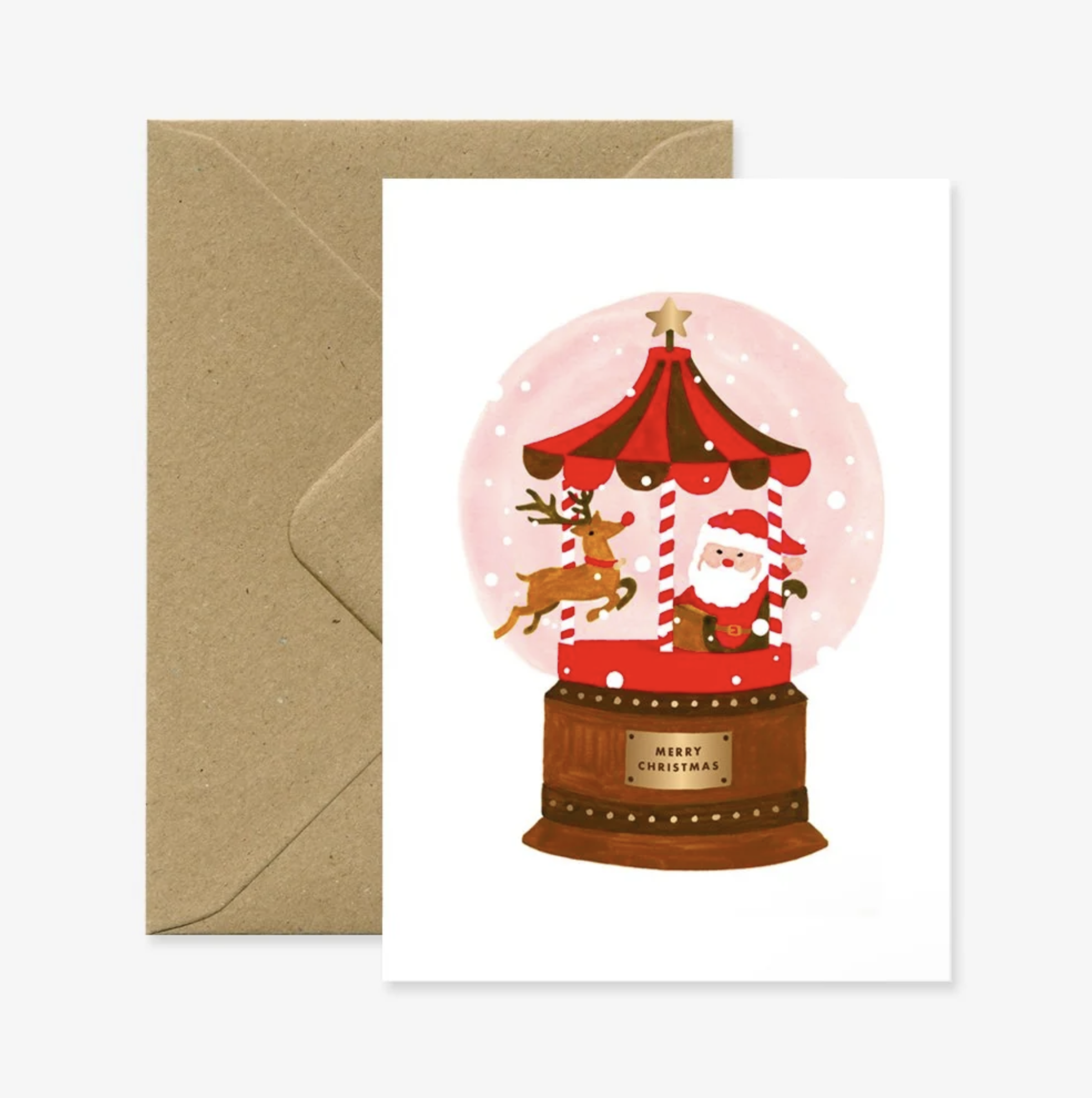 Carte de Noël Santa Snowball – All the Ways to Say