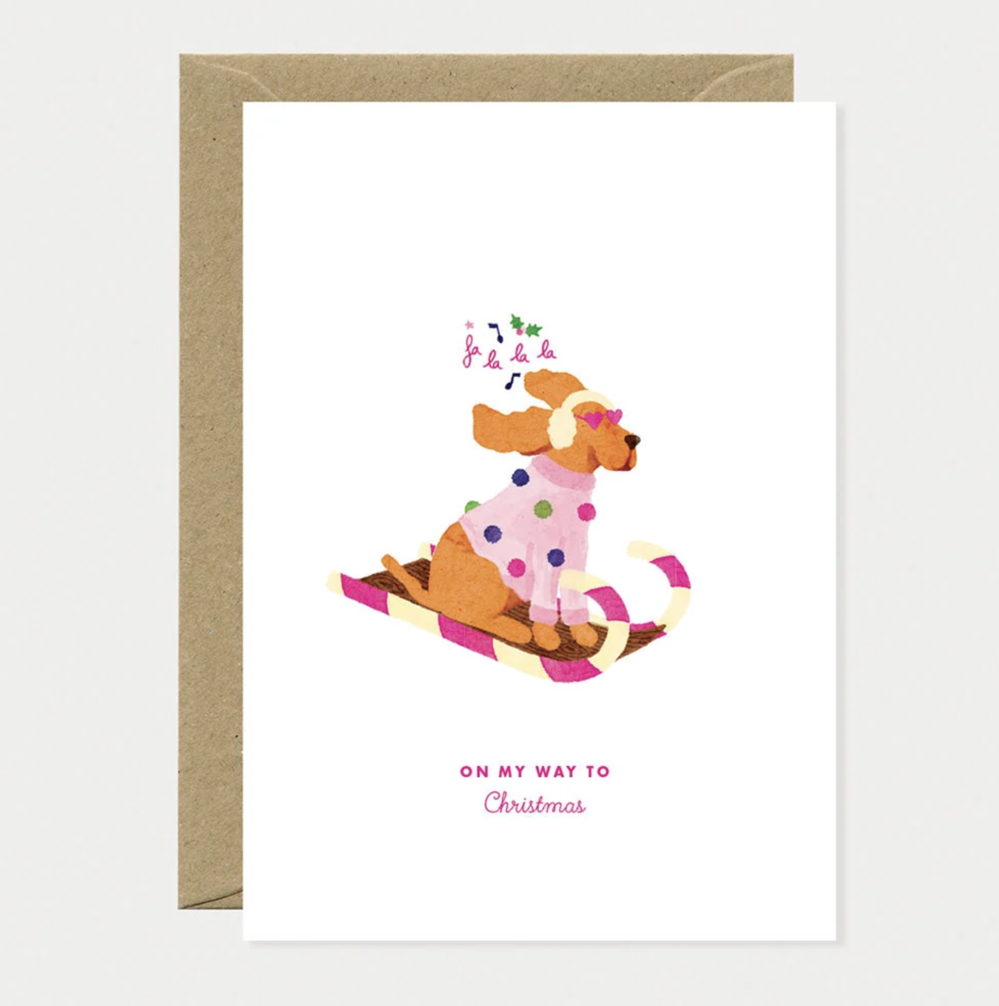 Carte de Noël Chien en luge – All the Ways to Say