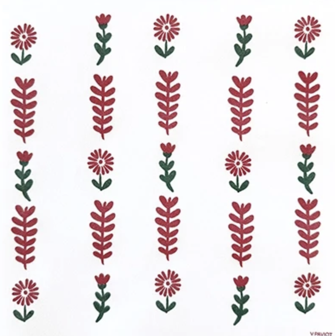 Grandes Serviettes de Noël Garland – Françoise Paviot – Image 2