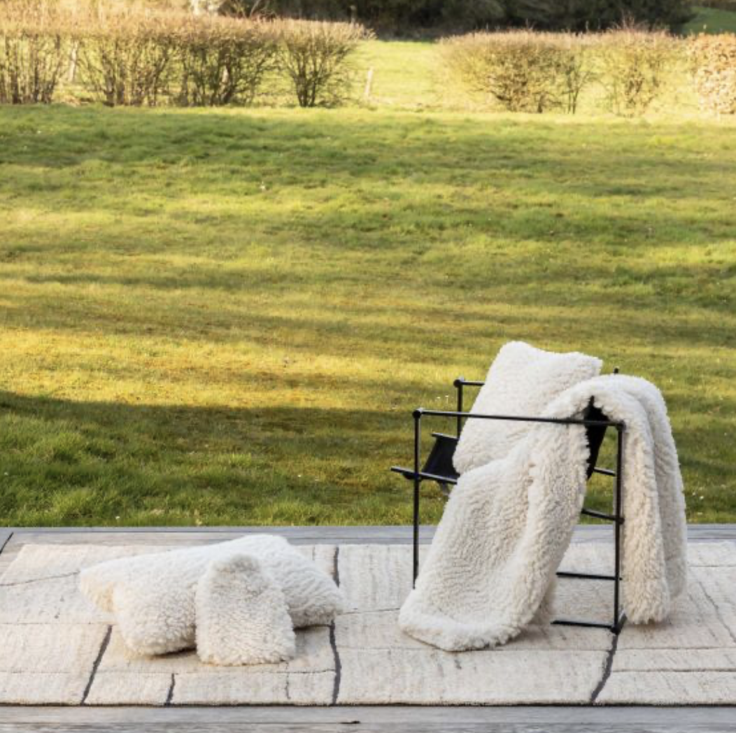 Coussin Noam Neige 45 × 60 cm – Vivaraise – Image 4