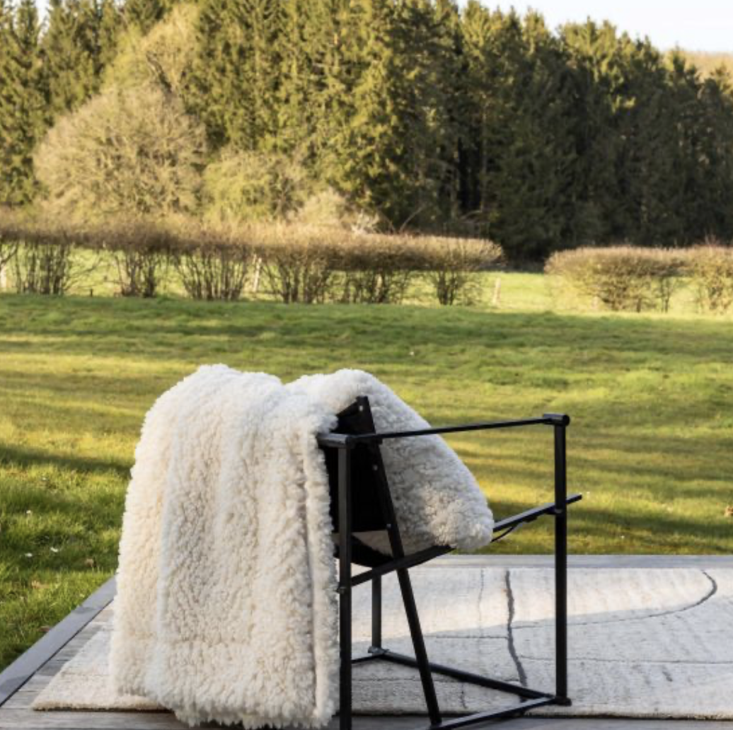 Coussin Noam Neige 45 × 60 cm – Vivaraise – Image 3