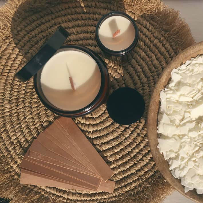 Bougies artisanales naturelles - Les Romanaises